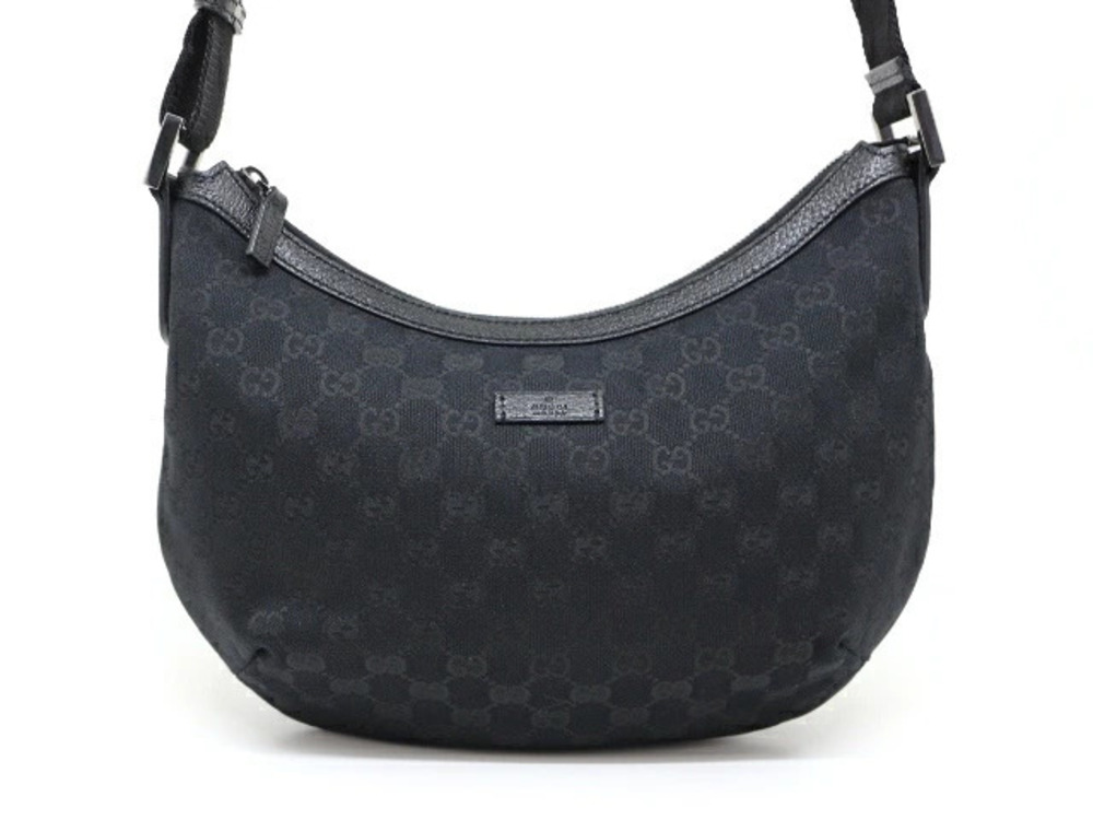 Gucci Bag Shoulder GG Canvas Black